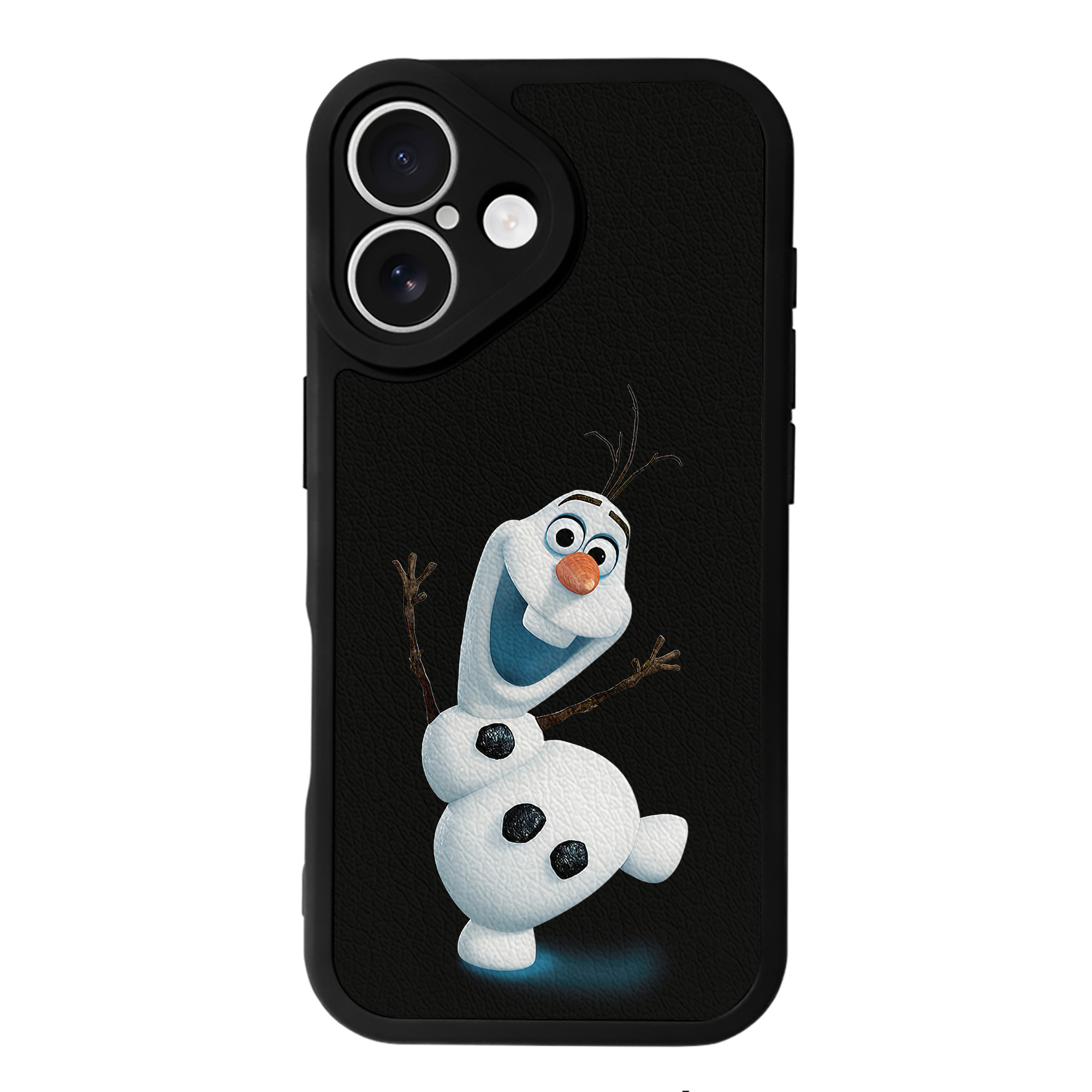 （画像用） アナと雪の女王 アンナ エルサ Frozen Anna Elsa 【iPhone 16シリーズ対応】シリコンスマホケース（レザー調） 材質：シリコン